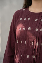 Burgundy Bloom 2-Piece Suit