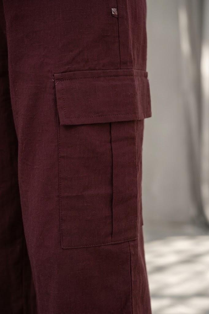 Burgundy Bloom 2-Piece Suit
