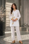Khaas Sunflower White Cotton Kurti